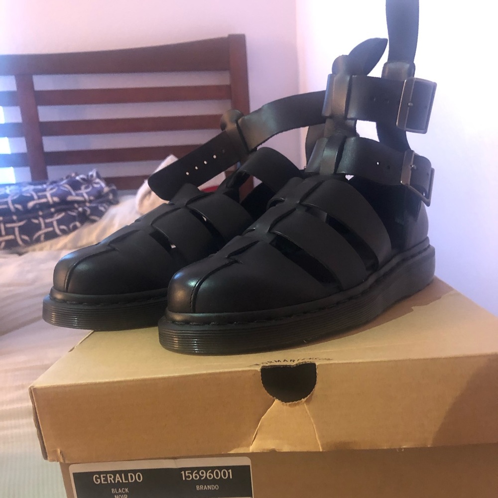 Doc Martens Geraldo BRAND NEW Black Sandals